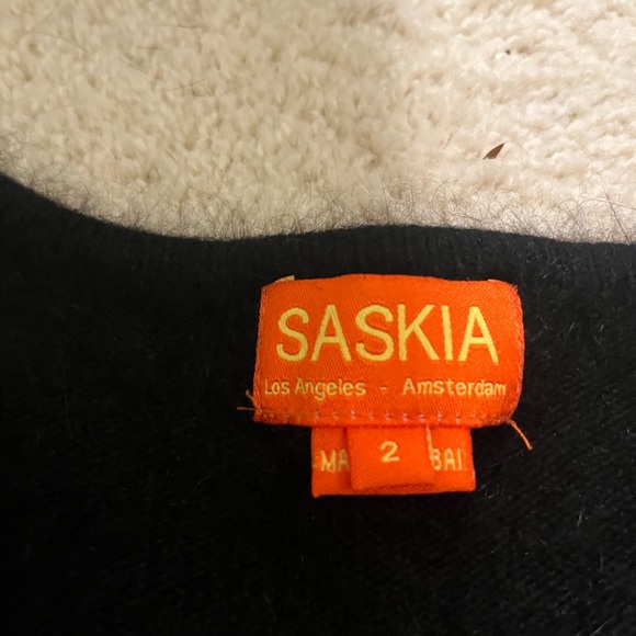 Saskia Cropped alpaca cardigan - Picture 2 of 3